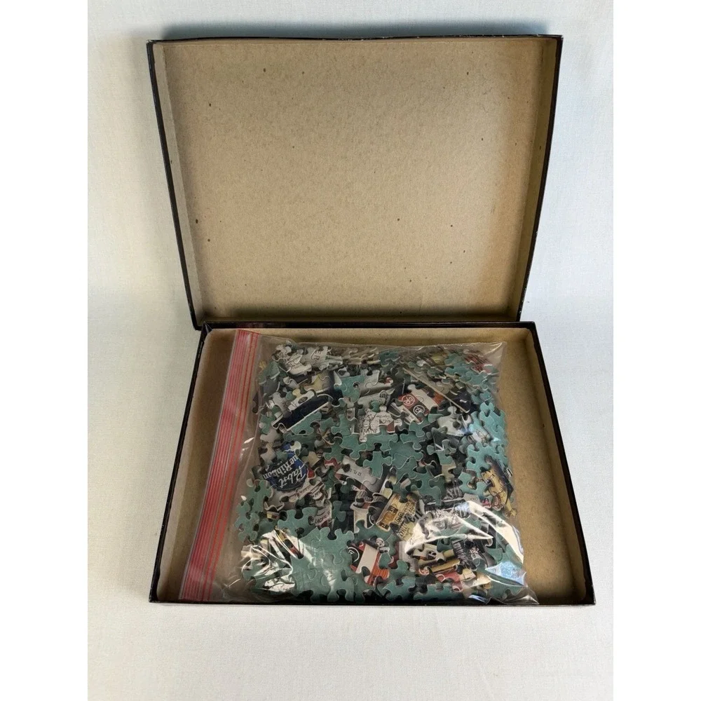 Springbok What's Your Pleasure Beer Puzzle Over 500 Pieces Vintage Complete - Picture 15 of 16